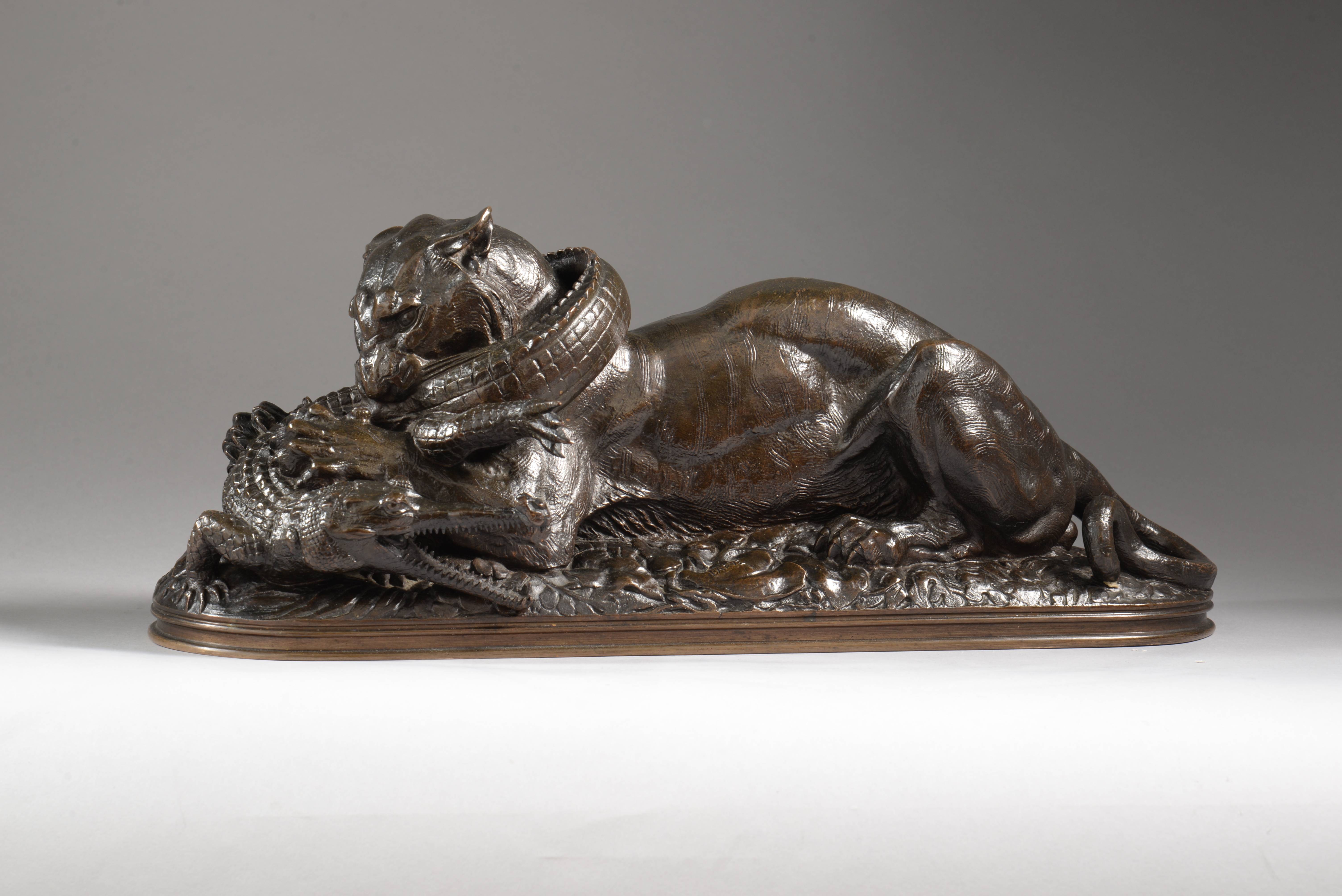 TIGRE AU GAVIAL N°1 (Circa 1845)